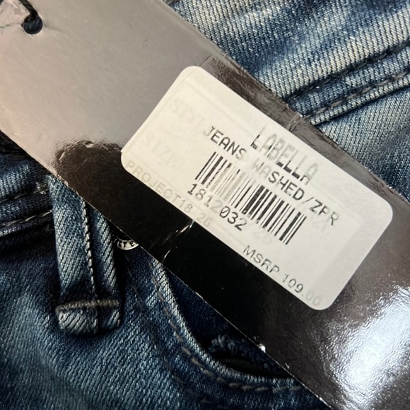 Project 18 NWT Booty lifting blue jeans 26/5 Labella 
Skinny Mid rise unisex - Picture 8 of 15